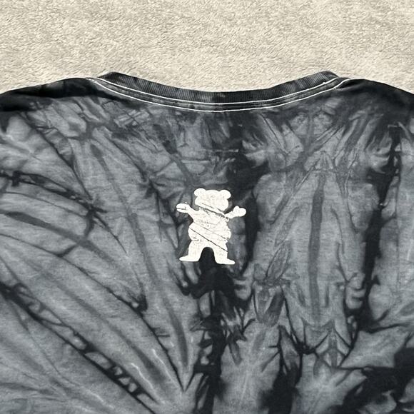 Diamond Supply Co. T Shirt Mens XL Gray Black Grizzly Tie Dye Short Sleeve Tee - Picture 6 of 14
